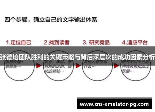 张德培团队胜利的关键策略与背后深层次的成功因素分析