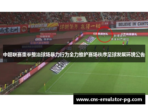 中超联赛重拳整治球场暴力行为全力维护赛场秩序足球发展环境公告